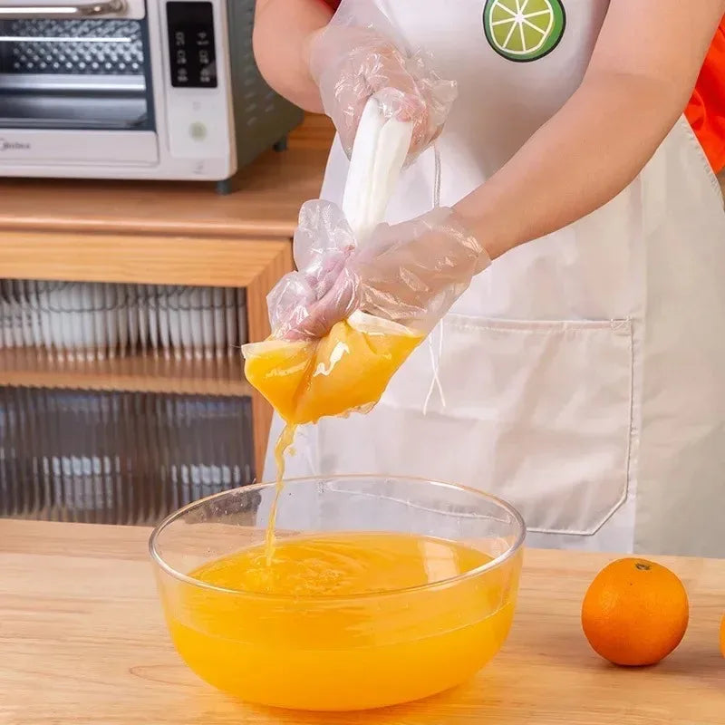 1/5Pcs Reusable Nut Milk Bags Strainers Unbleached Nylon Cheesecloth Bag Food Cheese Yogurt Filter Kitchen Fine Mesh Strainer