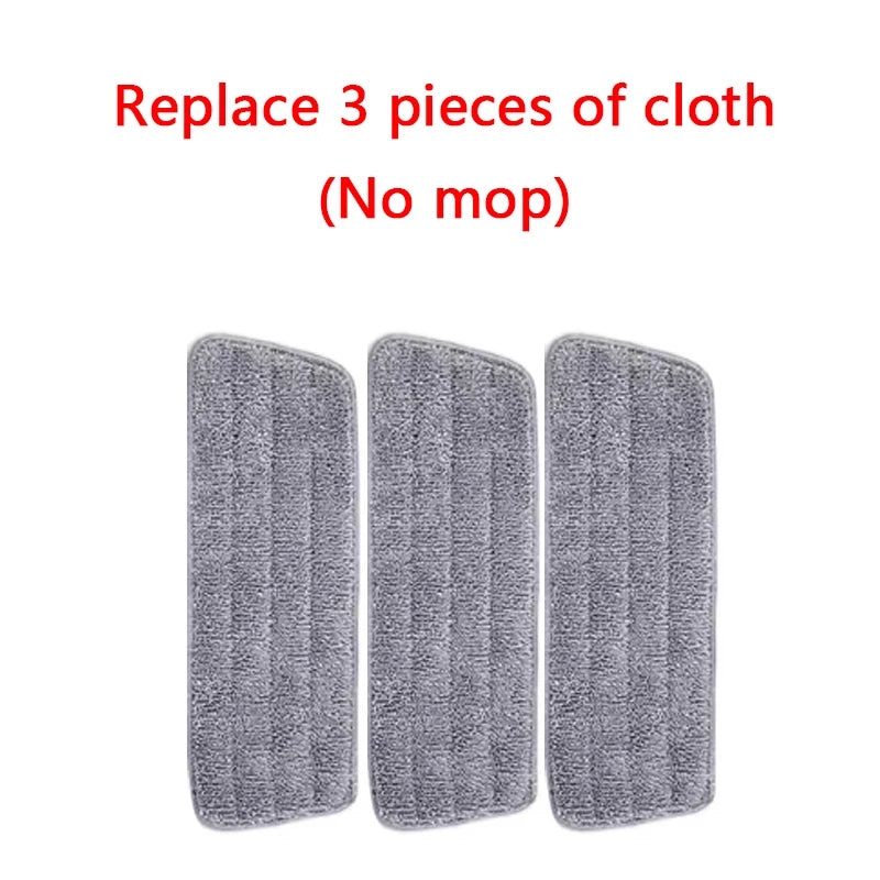 New Large Household Spray Mop with Replaceable Microfiber Pad for Wet and Dry Cleaning Microfiber Pads Rotating Spray Mop Broom