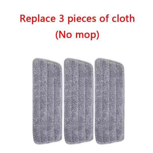 New Large Household Spray Mop with Replaceable Microfiber Pad for Wet and Dry Cleaning Microfiber Pads Rotating Spray Mop Broom